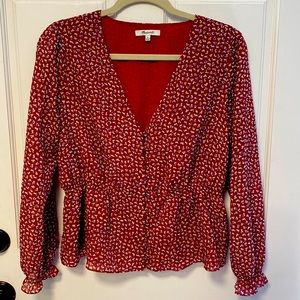 EUC Madewell Overture Top in Ditsy Flowers (Medium)